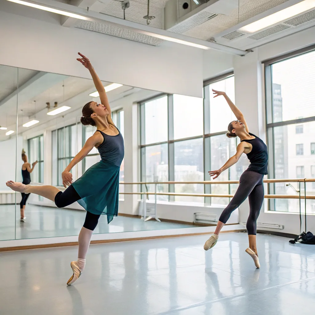 Contemporary dance class